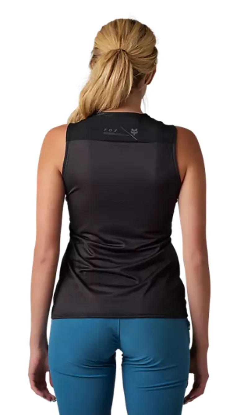 Fox Racing Women's Flexair Ascent Sleeveless Jersey in Black-2